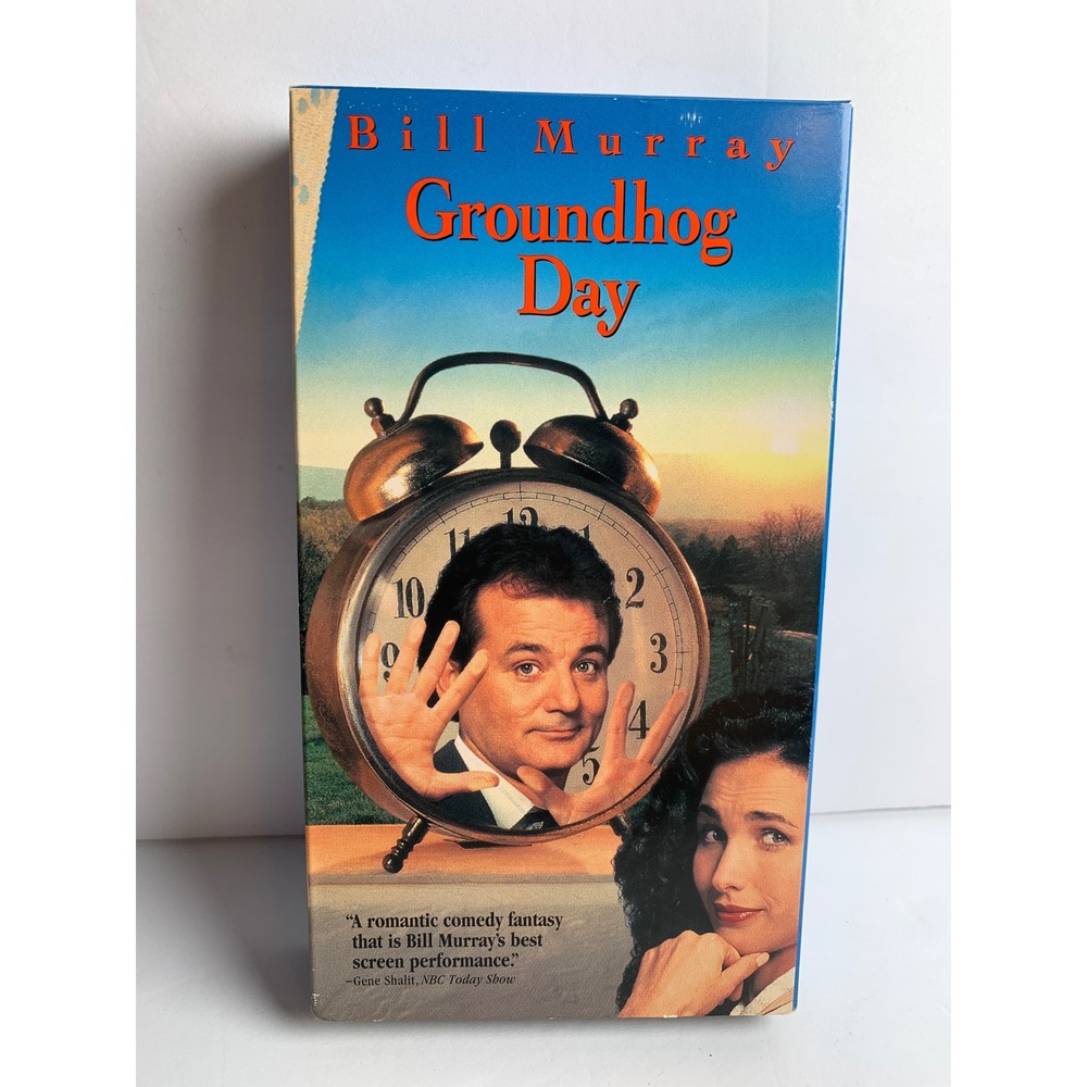 Groundhog Day Bill Murray VHS Movie Original‎ 1993 Columbia Pictures